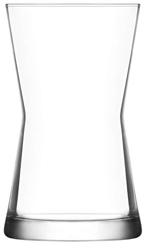 LAV 6x Clear 350ml Derin Highball Glasses - Tall Hi Ball Glass Water Gin Juice Cocktail Drinking Glassware Tumblers Set