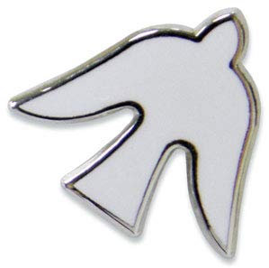 Christliche Geschenkideen Metall-Anstecknadel, Taube