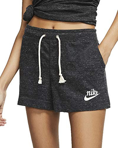 Nike Damen Shorts Sportswear Gym Vintage, Black/Sail, M, CJ1826-010