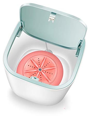 basku Mini Lavadora Turbo eléctrica,USB Máquina de Limpieza Ultrasónica a Pequeña 3.8L