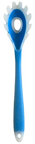 LEMNUY Server per spaghetti - Cucchiaio in silicone per pasta - Blu