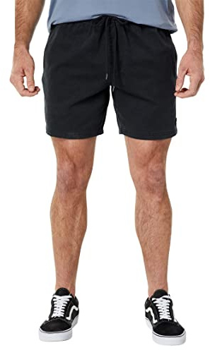 RVCA Escape 17 Elastic Shorts Schwarz S125, L Herren