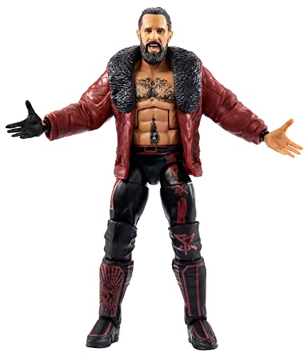 WWE - Elite Collection, Personaggio di Seth Rollins Articolato con Accessori, da Collezione, Giocattolo per Bambini 8+ Anni, HDF21