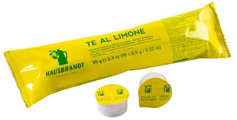 50 Capsule Hausbrandt Tè al Limone Preparato solubile per tè al limone confezionato in capsule monodose