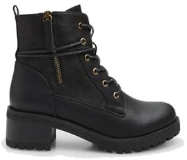 BATA Anfibi da donna con zip laterale