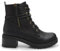 BATA Anfibi da donna con zip laterale