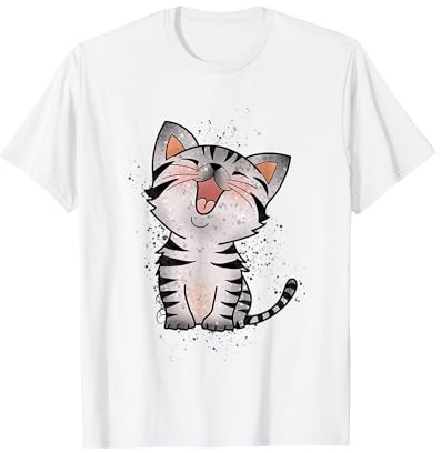 Süßes Kätzchen - Katzen Katzenliebhaber T-Shirt