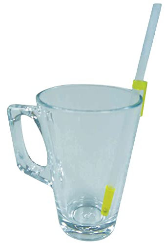 Loops 2 Pack One-Way Drinking Straw - 10 & 7 Straws with One-Way Valve & Adjustable Clips