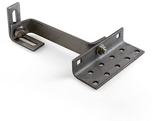 NAKA Photovoltaik Dachhaken Verstellbar Dachhaken für Aufachmontage Solar PV | Solarmodul Halterung aus Edelstahl | Zur Montage von Solarpanelen | Photovoltaik Seitenmontage Zubehör 15 cm 150 mm