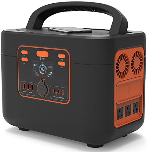 HYQNG Générateur d'énergie Solaire Portable, Centrale électrique 1200 W, Batterie au Lithium Mobile Solaire, Sortie 220 V/1200 W AC 50/60 Hz, pour Aventure en Plein air, Voyage d'urgence en Camping