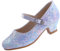 EIGHT KM Mädchen High Heel Abendschuhe Mary Jane Prinzessin Pumps für Hochzeiten EKM7015 Sparkle Glitter Sternenklar Blau Größe EU 36