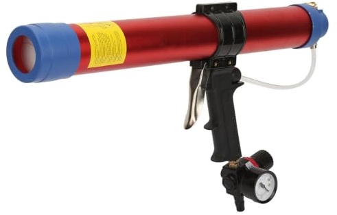 Yosoo Silikonpistole 600ml, pneumatisch Druckluft | Weicher Klebstoff, 6.8 bar, Architektur, Handwerkzeug