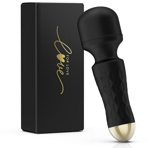 Wand Vibrator Sex Toys for Woman, Adult Female Sex Toy Vibrater with 10 Vibration Mode, Mini Vibrators Bullet for G Spot Clitoral Anal, Magic Wand Massager Rechargeable Sex toys4couples Men & Women