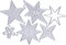 Rosojodg Stanzschablone für Scrapbooking, Sterne, Stanzformen