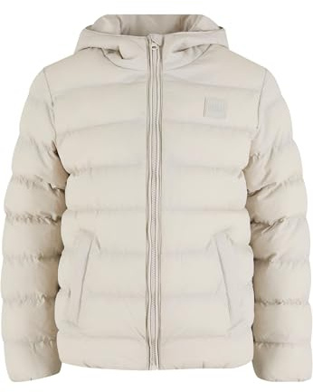 Urban Classics Kinder Winterjacke Boys Basic Bubble Jacket, gesteppte Winterjacke für Jungen, Kinder Puffer Jacke mit Kapuze, Größen 110/116-158/164