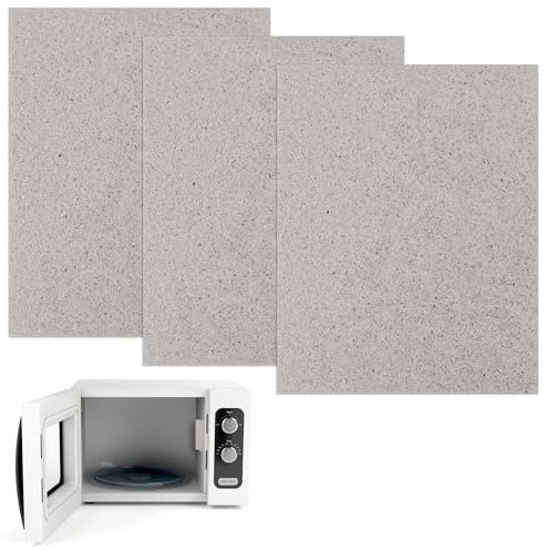 3 discos de mica para microondas, hoja de mica de 15 x 12 cm, cubierta de guía de ondas, hojas universales para microondas, accesorios de reparación