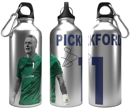 Partisan Pickford - Cantimplora, Botella de agua con 2 tapas de aluminio, 750 ml, color plateado