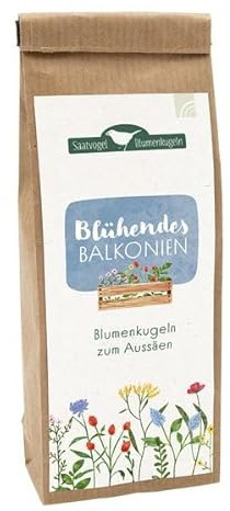 Blühendes Balkonien: Blumenkugeln zum Aussäen (Saatvogel Blumenkugeln)