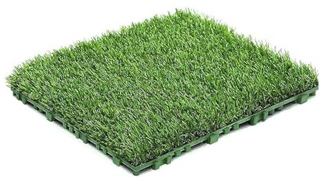 FOELANNE Suelos al aire libre, Alfombra de césped artificial para exterior(24PCS)