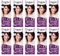 Confezione da 10 palette di colori intensi, 6 – 99 (V5), colore viola intenso, confezione completa, con istruzioni (lingua italiana non garantita)