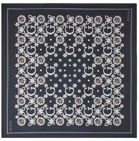 GUESS Tuch Foulard 90X90 Black schwarz