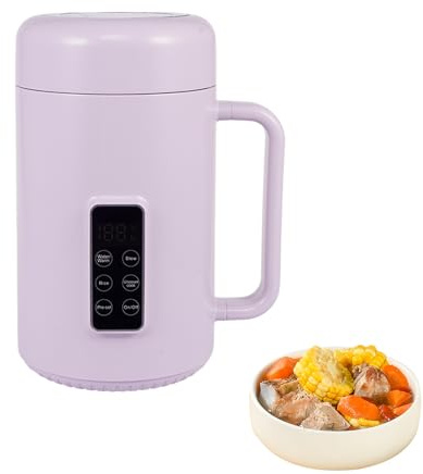 Generisch Bollitore elettrico portatile da 1000 ml | Fornello elettrico da viaggio da 500 W, indispensabile in dormitorio per pasta, shabbu, farina d'avena, zuppa, uovo