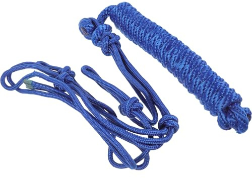 ifundom Licol de Sécurité en Corde Tressée pour Cheval Western, Équipement d'Équitation Portable, Résistant à L'Usure, Léger et Pratique, Adapté à L'Entraînement et Sorties en Extérieur