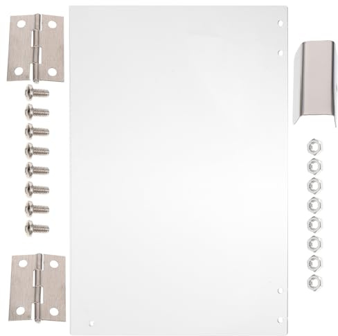 GAROZATION Thicken Pvc Baffle Popcorn Machine Door Panel Replacement Plastic Panel Easy to Install Precision Machining Popcorn Machine Accessories for Shop and Daily Life