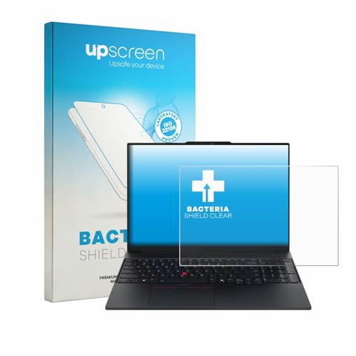 upscreen Antibakterielle Schutzfolie für Lenovo ThinkPad E16 Gen 4 Klare Displayschutz-Folie