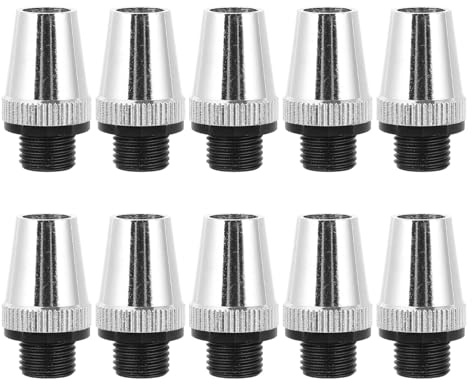 SECFOU Connettori Morsetto per Cavi Lampadario 10 Pezzi Argento | Ferro e Pc, per Filo Singolo, Installazione Rapida, Set Leggero da Portare