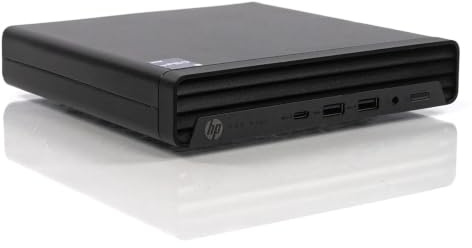 HP ProDesk 400 G9 Mini PC Desktop, Intel Core i5-12500T, 16GB RAM, SSD 512GB, WiFi, Bluetooth, Tastiera QWERTY USA, Windows 11 Pro (Ricondizionato)