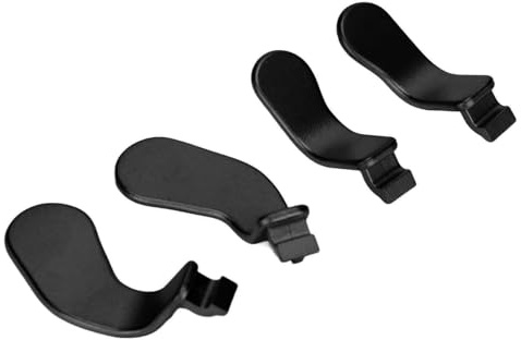 Yinhing Paddle Controller per Series 2 4 Pezzi di Ricambio in Acciaio Inossidabile Finitura Controllo Avanzato per i Giocatori (BLACK)
