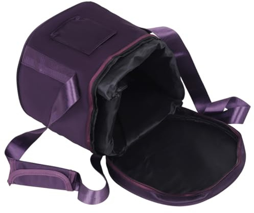 jojofuny Aufbewahrungstasche Glatter Reißverschluss Lila mit Innenfutter aus Polyester und Baumwolle für Reise und Schutz von Kristall und Tibetischen Zufällige Farbe für