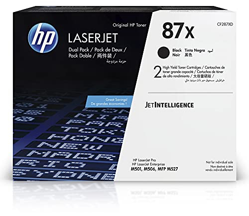 Toner 87X, für LaserJet Enterprise M506dn, M506x, MFP M527dn, 2x18000, schwarz