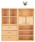 Maßstab 1/12 Puppenhaus Zubehör Holz Schrank Möbel Wohnzimmer Schlafzimmer Schrank Einheit für Puppenhaus(Kräftiges Holz)