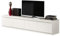 MF Mobile Porta TV Roma Bianco Laccato Lucido 4 Ante - Made in Italy, 220 x 50 x h45 cm