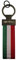 PSL Schlüsselanhänger mit italienischer Flagge, für Alfa Autos, Giulia Spider 4c, Giulietta Stelvio Tonale, Leder und Nylon