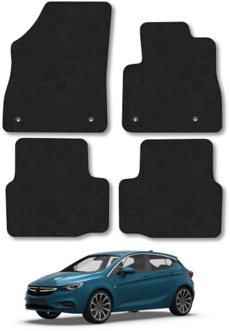 Vauxhall Astra (2015-2022) Carpet Car Mats | Black Edge Trim Tailored Fit Floor Mats Full Coverage Protection Accessories Easy Clean Anti Slip Made in the UK