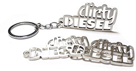 Streetculture Dirty Diesel - Kult Metall Schlüsselanhänger - Dieselskandal Schmutziger Diesel - Auto KFZ Fahrzeug