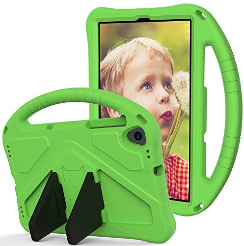 Tading Kids Case for Lenovo Smart Tab M8 for Boys Girls, Lenovo M8 Tablet Case with Handle Stand for Lenovo Tab M8 4th Gen TB-300FU 3rd gen TB8506F 2nd Gen TB-8505F TB-8505X - Green