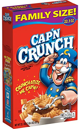 Cap'n Crunch Cereal Original 626.5g Box