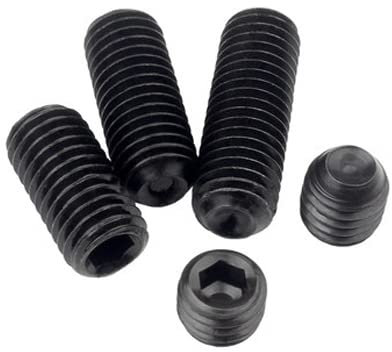 M7 12.9G Karbonstahl Feingewinde Gewindestifte Madenschrauben konkave Endschraube 1.0mm Steigung 6mm/8mm/9mm/10mm Länge-M7x1.0x6mm (5 Stück)