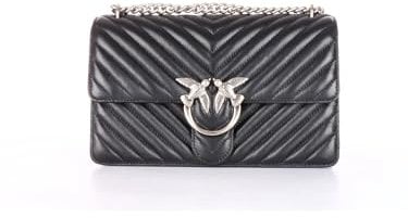 Pinko Damen Love ONE Classic Sheep NAPP Liebe EINEN KLASSISCHEN DC-SCHAFNAPP, Z99O_Nero-Old Silver