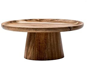 ARZARF Dekoratives Tablett Küche Couchtisch Hocker Holzplatten Servierteller Lebensmittelteller Dekorative Teller Couchtisch Tablett (Color : B)
