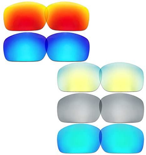 TERYDANBLE Compatible/Replacement Lenses for Oakley Scalpel with Red/Blue/Black/Silver/Green Color