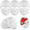 LUKIUP 10 Stück Karneval DIY Weiße Maske, Tiermaske Maske, Halloween Theathermaske zum Bemalen Unbemalt Masken für Kinder Erwachsene Karneval,Weihnachten Fasching, Party Cosplay