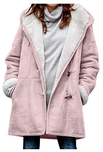 LAOSU Veste Chaude D'Hiver Femme - Manteau Épaissir Parka, Softshell, Argenté, Coupe Vent Long, Trench À Capuche - Kaki