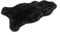 HOME LAMB Lammfell Schwarz 100-110 cm - Weich Schaffell Echt - Natürliche Teppich Wohnzimmer - Flauschig - Deko Fell Schlafzimmer - Naturfell