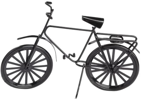 CREATIV DISCOUNT Miniatur-Fahrrad, schwarz, Größe ca. 14 x 10 cm