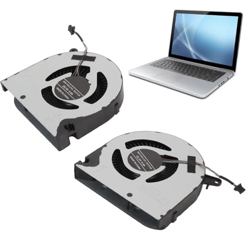 PUSOKEI CPU GPU Lüfter für Dell G3 3590 G5 SE 15 5500 5505 G3 3500 P89F, Ersatz Laptop interner Lüfter